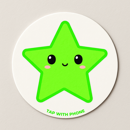 METAL-SAFE NFC STICKER CIRCLE