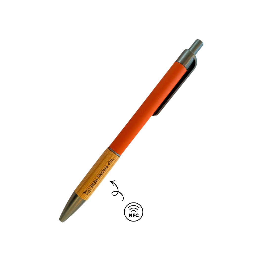 NFC Pen Wood Grip