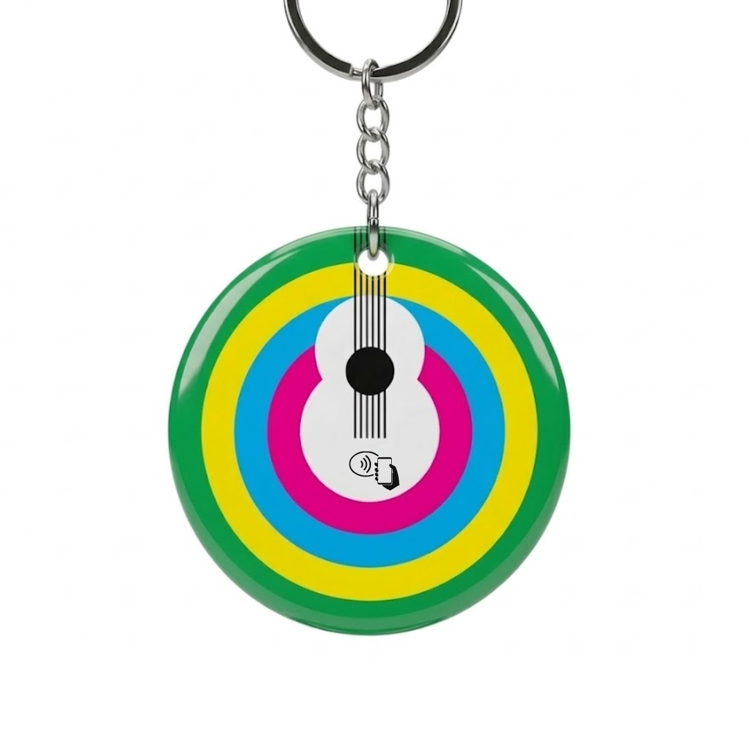 NFC Keychain Round